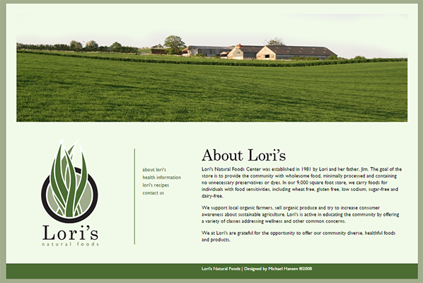 Lori's Website About